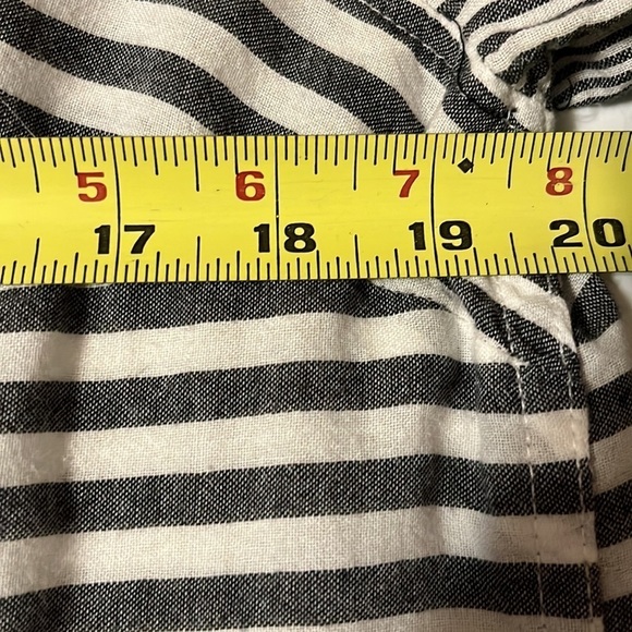 Merona button up, long sleeve stripe shirt. Sz lg - Picture 6 of 7